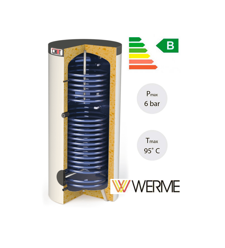 Бойлер с двумя теплообменниками Premium KHT BT-B-11-400-WP-PU