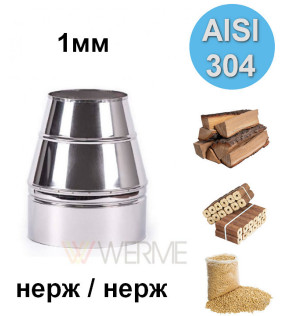Конус термо н/н 1мм сталь AISI 304