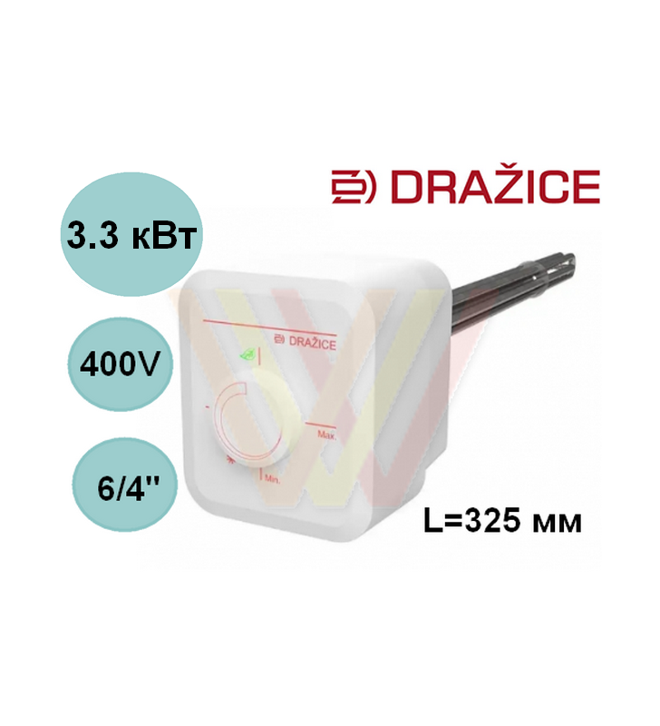 ТЭН электрический DRAZICE мощностью 3.3 кВт
