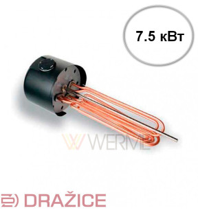 ТЭН электрический DRAZICE мощностью TPJ 150-8/7.5 кВт