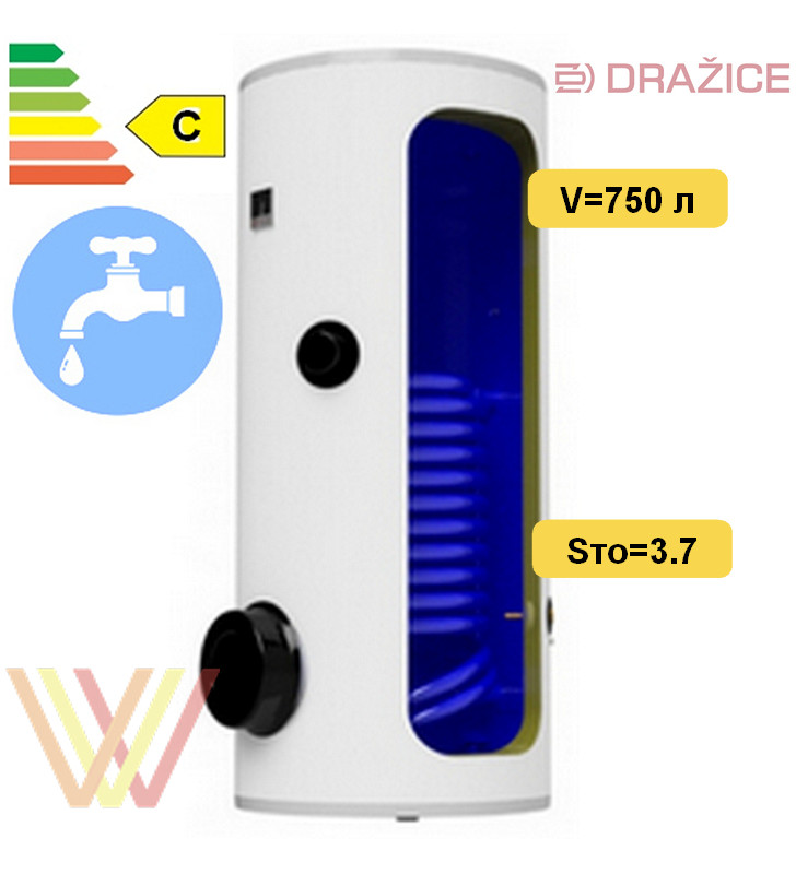 бойлер косвенного нагрева Drazice OKC 750 NTR/BP